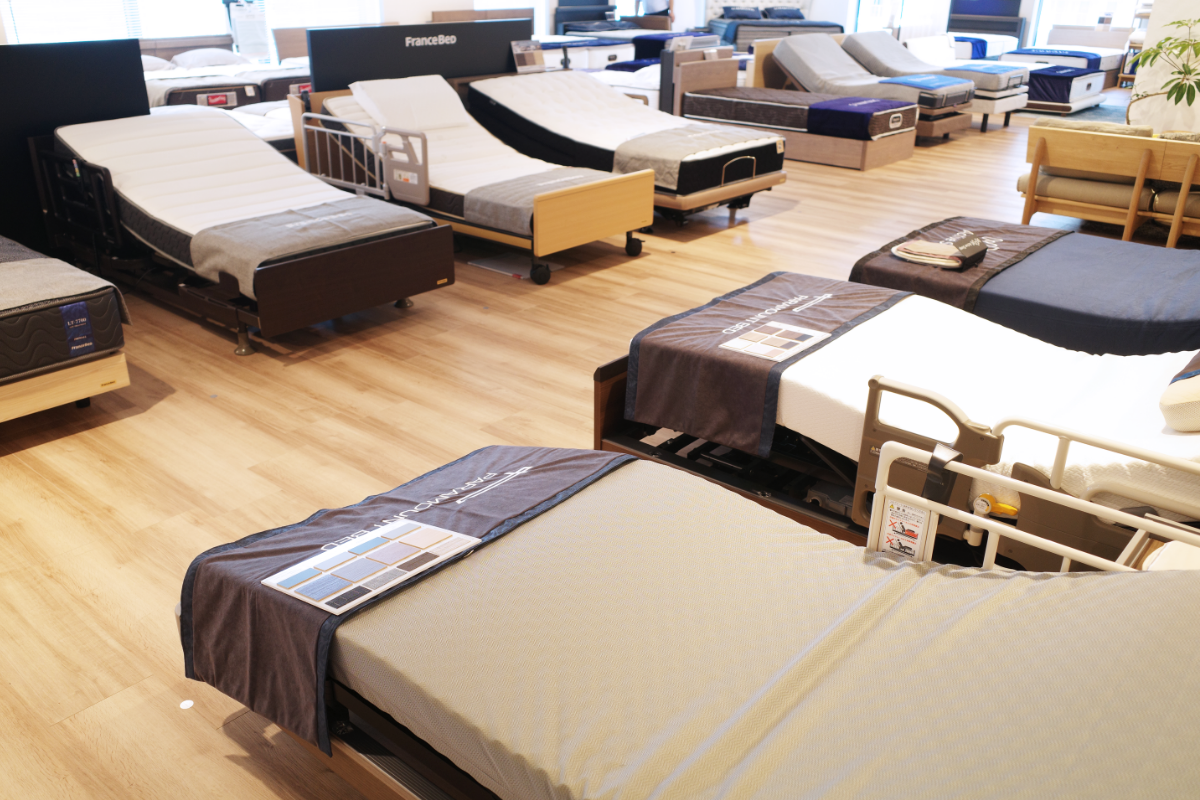 ベッド展示エリア②